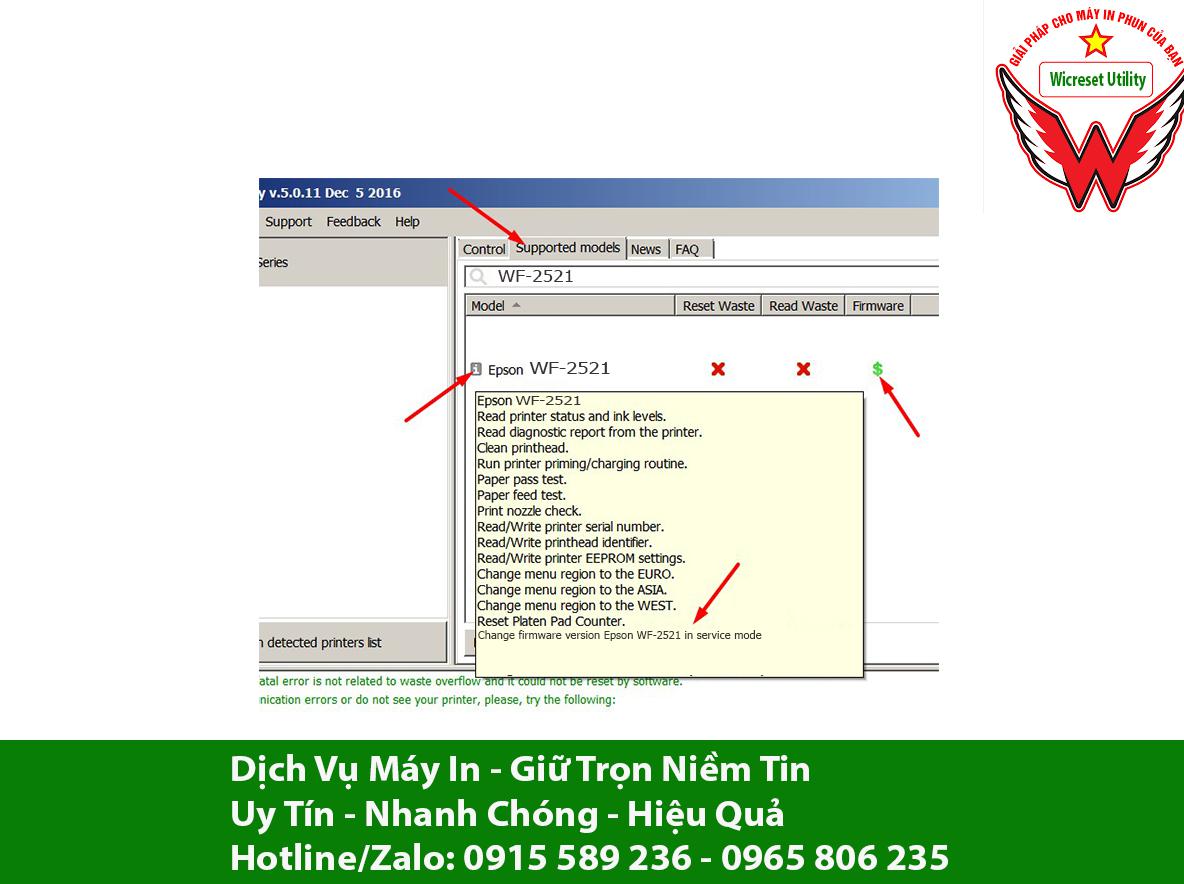 Key Firmware May In Epson WF-2521 Step 1